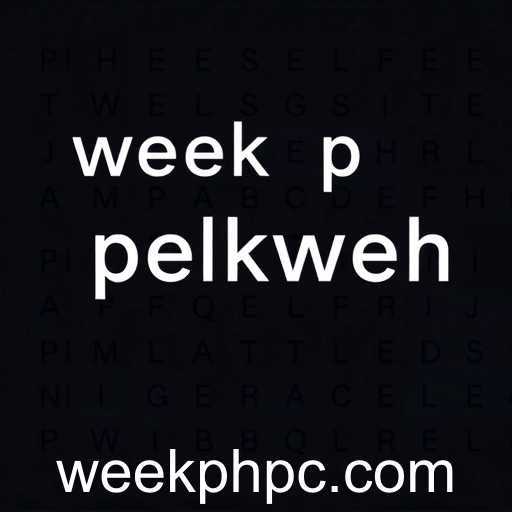 Decoding the Fun: Exploring the 'Word Scramble' Game with 'weekph'